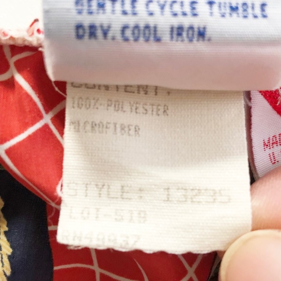 VTG 80s 90s Tail All Over Print Shorts Tennis Theme Racquet Ball Sneaker Net - Picture 8 of 8